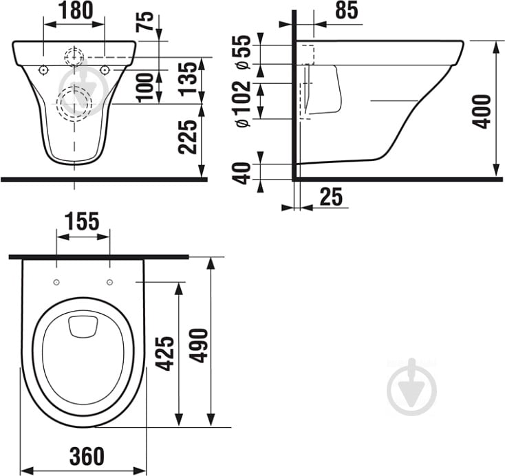 Унитаз подвесной Jika Tigo Compact - фото 2