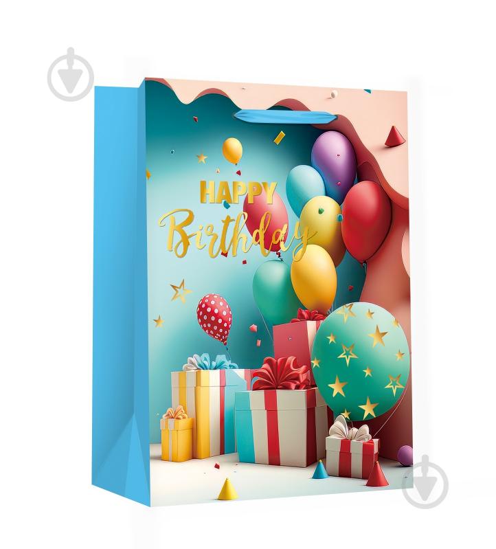 Пакет подарочный Air balloons в ассортименте (KC21-077) - фото 2 Пакет подарочный Air balloons в ассортименте (KC21-077) - фото 2