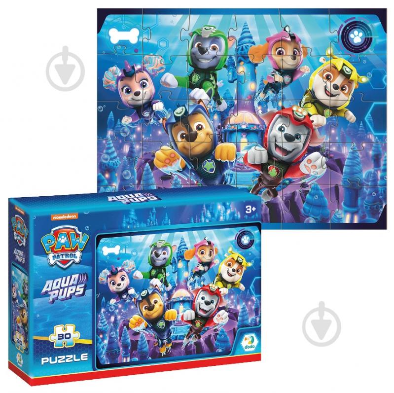 Пазл DoDo на 30 элементов Paw Patrol. Aqua pups 200448 - фото 2
