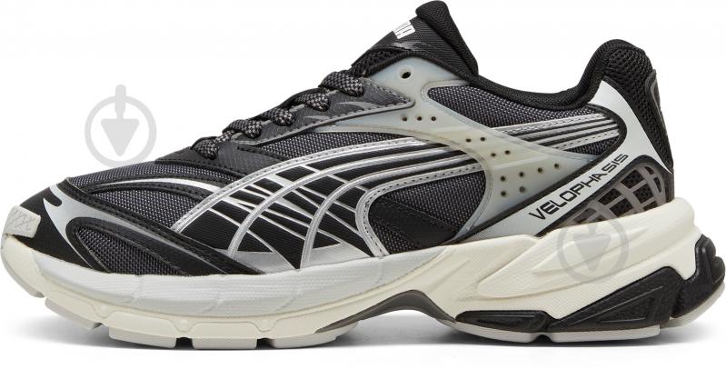 Кроссовки мужские демисезонные Puma VELOPHASIS BORN IN THE 2000S 39821905 р.45 черные с серым - фото 1