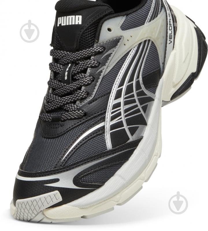 Кроссовки мужские демисезонные Puma VELOPHASIS BORN IN THE 2000S 39821905 р.45 черные с серым - фото 4