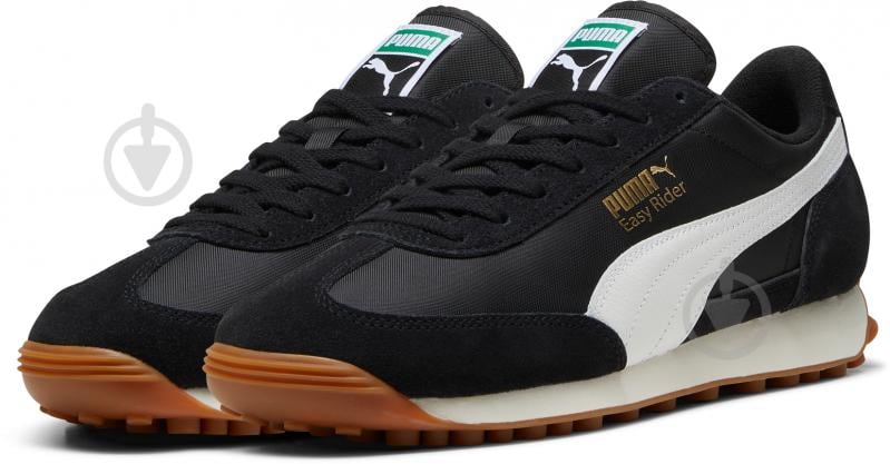 Кросівки чоловічі демісезонні Puma EASY RIDER VINTAGE 39902810 р.45 чорні із білим - фото 3