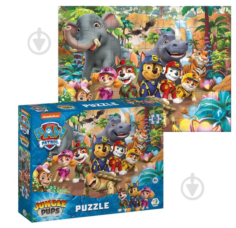 Пазл DoDo на 60 елементів Paw Patrol. Jungle Pups 200523 - фото 2 Пазл DoDo на 60 елементів Paw Patrol. Jungle Pups 200523 - фото 2