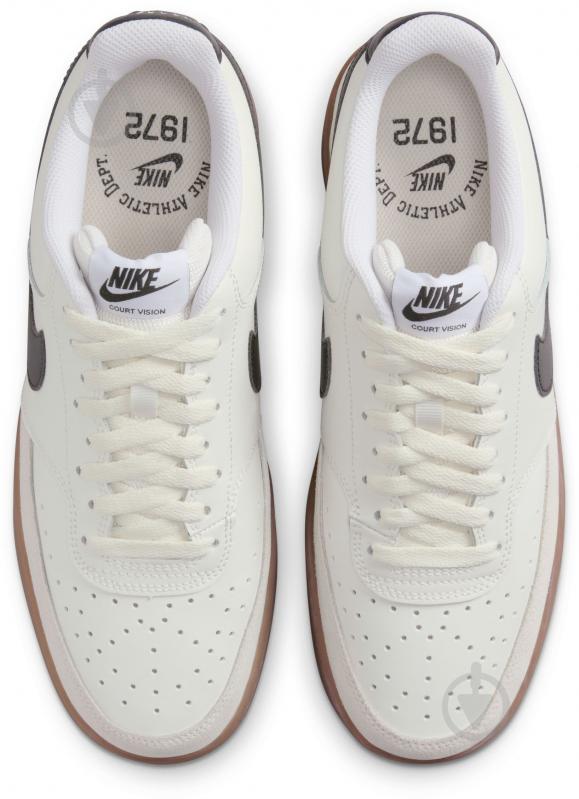 Кроссовки мужские демисезонные Nike COURT VISION LOW FQ8075-133 р.41 молочные - фото 7