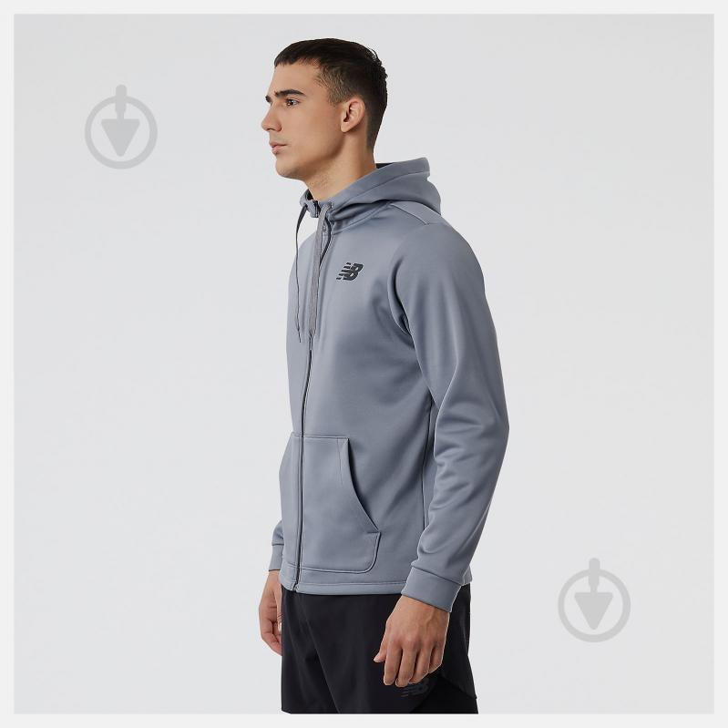 Джемпер New Balance TENACITY PERFORMANCE FLEECE FULL ZIP MJ23020GNM р.XL серый - фото 2