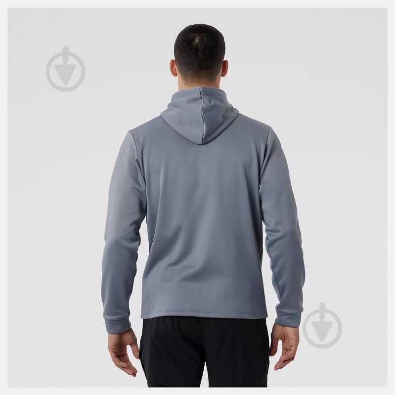 Джемпер New Balance TENACITY PERFORMANCE FLEECE FULL ZIP MJ23020GNM р.M серый - фото 3