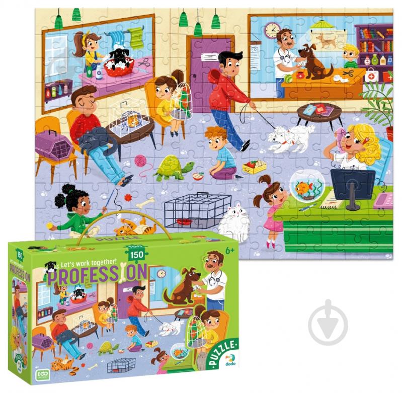 Пазл DoDo Профессии. Ветеринар, 150 элементов 300621 - фото 2 Пазл DoDo Профессии. Ветеринар, 150 элементов 300621 - фото 2