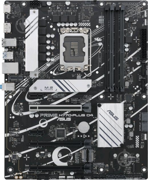 Материнская плата Asus PRIME H770-PLUS D4 (Socket 1700, Intel H770, ATX) - фото 1 Материнская плата Asus PRIME H770-PLUS D4 (Socket 1700, Intel H770, ATX) - фото 1