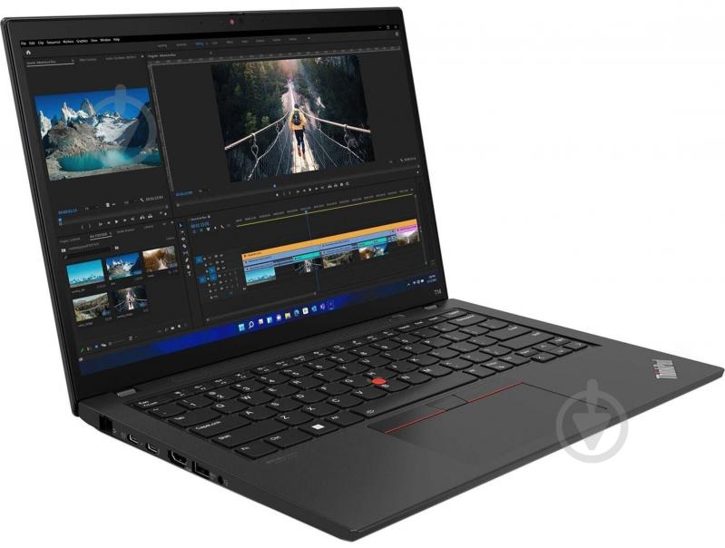 Ноутбук Lenovo ThinkPad T14 Gen 3 14" (21AH00BBRA) thunder black - фото 1