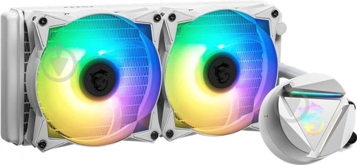 Система водяного охолодження MSI MAG CoreLiquid 240R V2 White - фото 4 Система водяного охолодження MSI MAG CoreLiquid 240R V2 White - фото 4