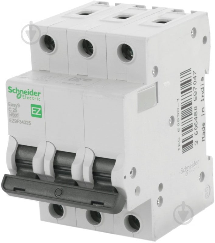 Автоматичний вимикач  Schneider Electric EASY 9 3P 25A С EZ9F34325 - фото 1