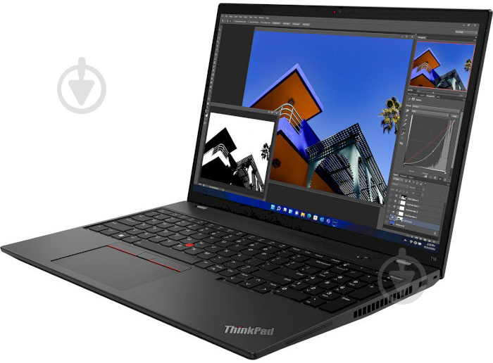 Ноутбук Lenovo ThinkPad T16 Gen 1 16" (21CH005JRA) thunder black - фото 3