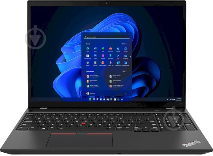 Ноутбук Lenovo ThinkPad T16 Gen 1 16" (21CH005JRA) thunder black - фото 1