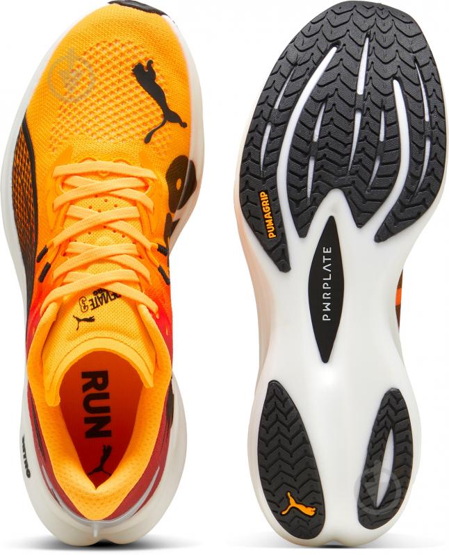 Кроссовки мужские Puma DEVIATE NITRO 3 FADE 31047401 р.46 оранжевые - фото 6