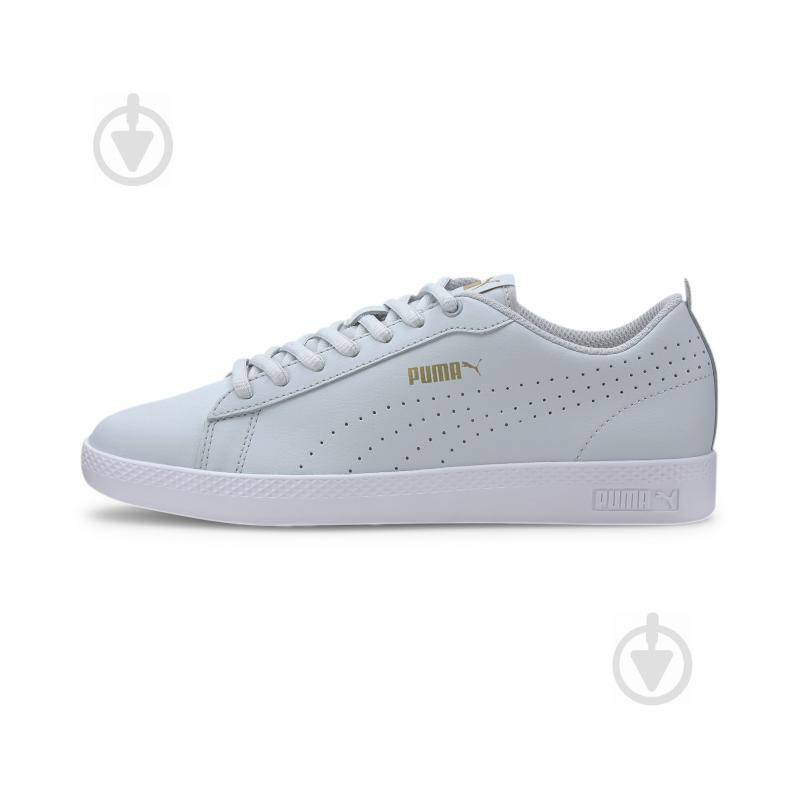 Кросівки жіночі демісезонні Puma Puma Smash Wns v2 L Perf 36521615 р.35,5 білі - фото 1