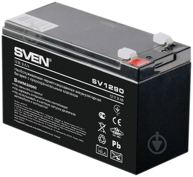 Аккумуляторная батарея  Sven (12V 9Ah) SV 1290 - фото 2