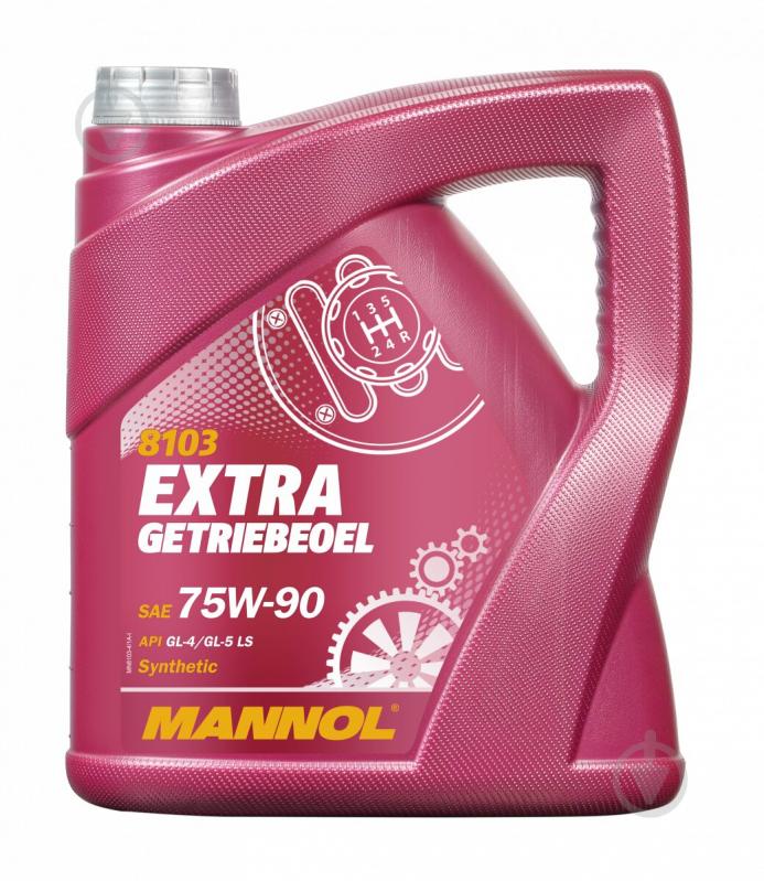 Масло трансмиссионное Mannol 8103 Extra Getriebeoel 75W-90 4 л (8103-4) - фото 1