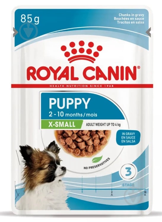 Корм вологий для цуценят для малих порід Royal Canin XSmall Puppy 85 г - фото 1