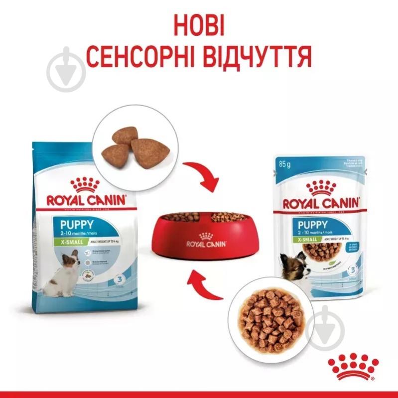 Корм вологий для цуценят для малих порід Royal Canin XSmall Puppy 85 г - фото 3