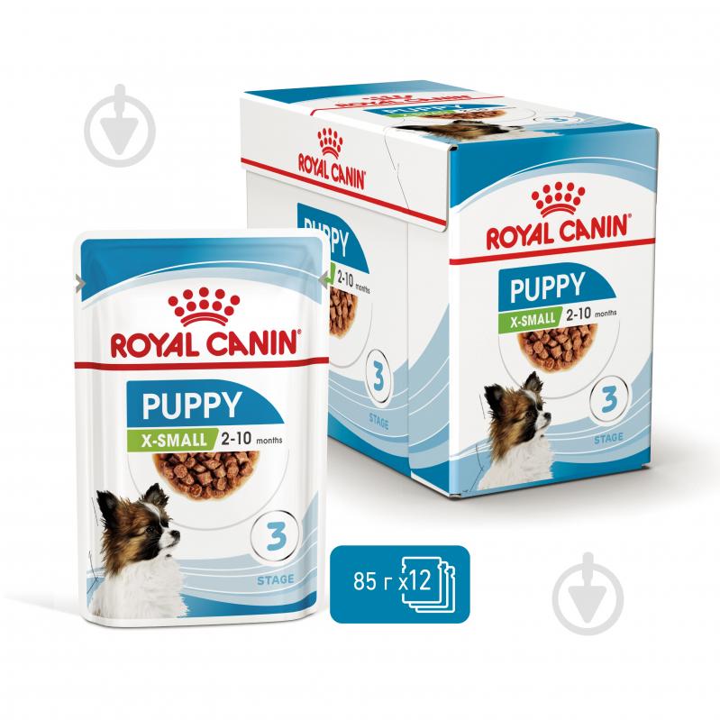 Корм вологий для цуценят для малих порід Royal Canin XSmall Puppy 85 г - фото 2