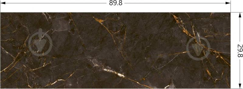 Плитка Ceramika Paradyz Guarda nero rekt 29,8x89,8 см - фото 6