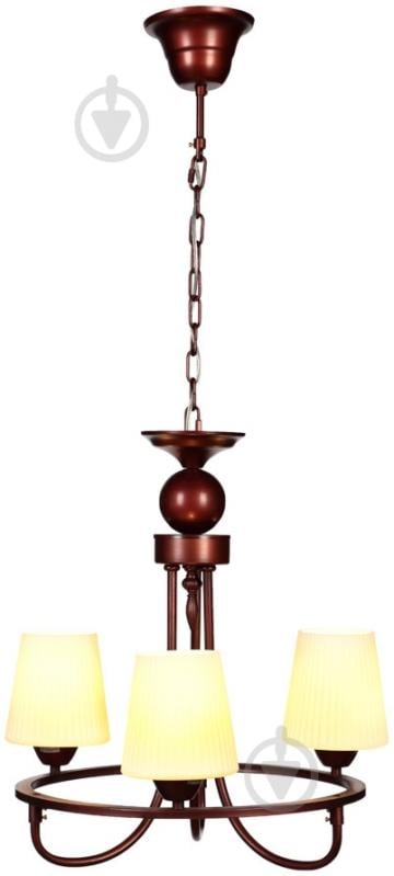 Люстра подвесная Victoria Lighting 3xE27 орех Kristen/SP3 walnut - фото 1 Люстра подвесная Victoria Lighting 3xE27 орех Kristen/SP3 walnut - фото 1