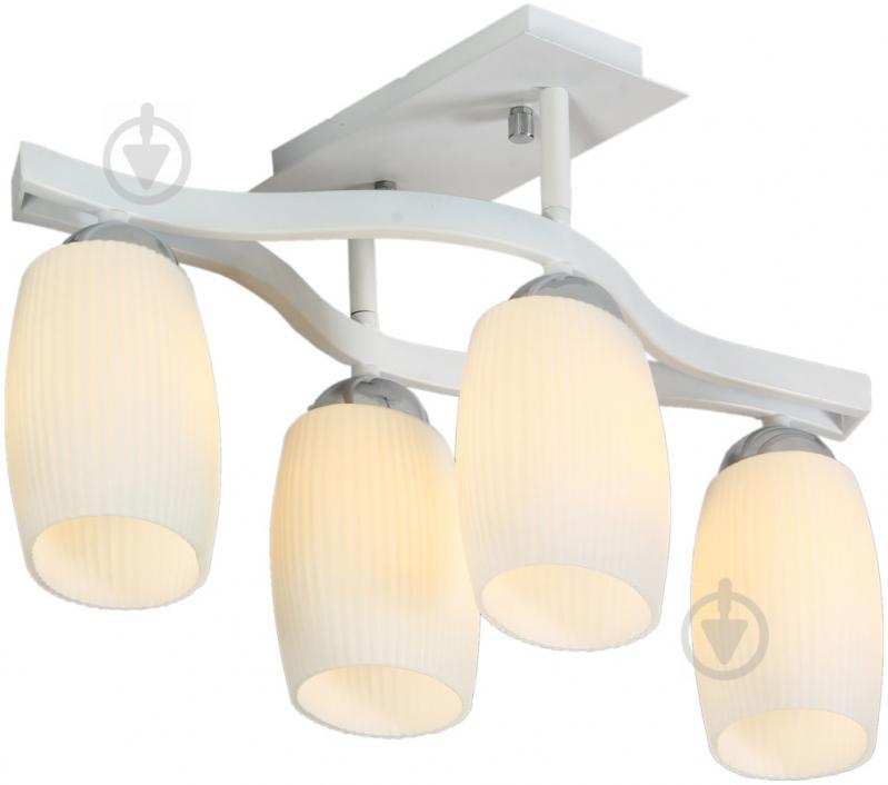 Люстра потолочная Victoria Lighting 4xE27 белый Люстра Alfa/PL4 white - фото 1