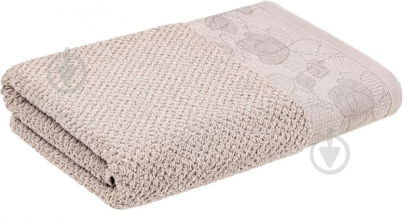 Полотенце махровое Адель 70x130 см бежевый Homeline - фото 1 Полотенце махровое Адель 70x130 см бежевый Homeline - фото 1