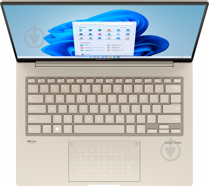 Ноутбук Asus ZenBook 14X UX3404VA-M9023WS 14,5" (90NB1083-M00170) sandstone beige - фото 3