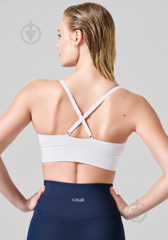 Бра Casall WRAP SPORTS BRA 22982-001 р.L білий - фото 2