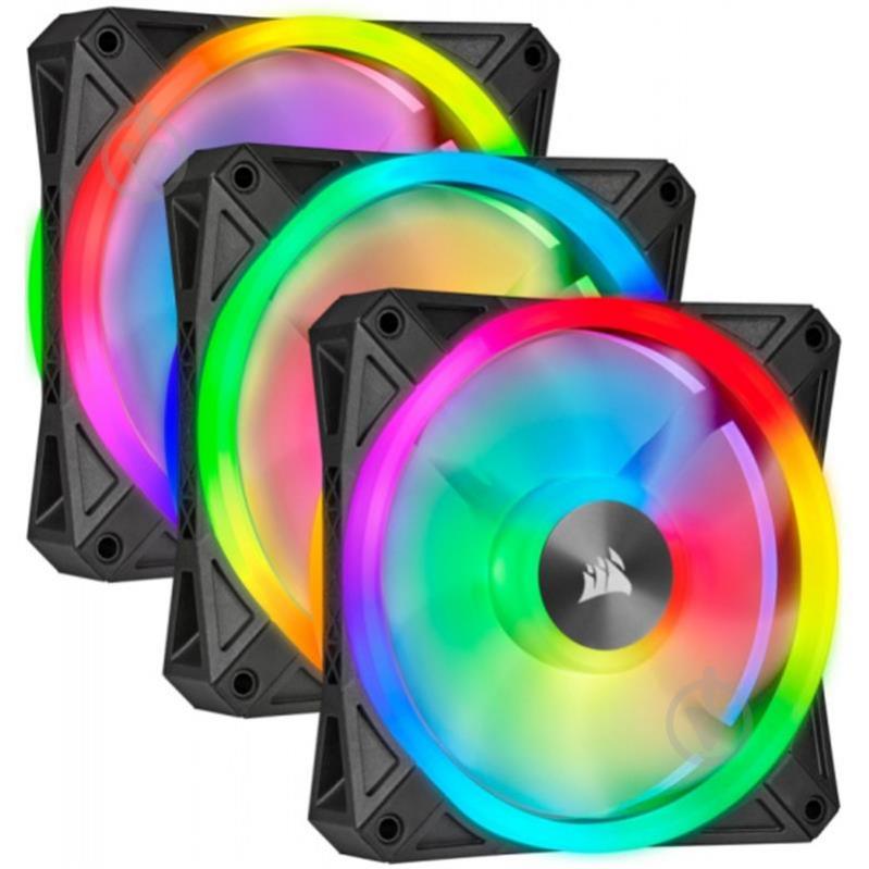 Вентилятор Corsair iCUE QL120 RGB 3 Fan Pack (CO-9050098-WW) - фото 1