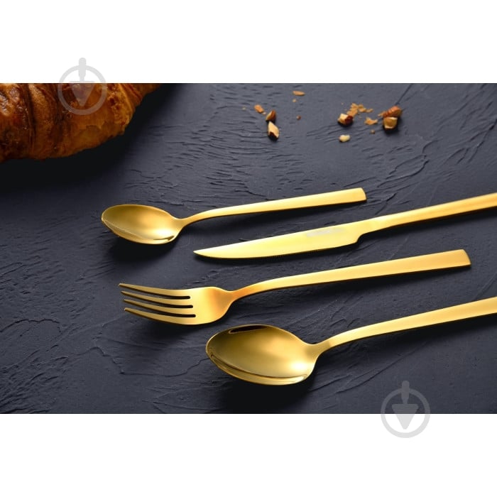 Набор столовых приборов Bergner Sofia gold, 24 предмета (BG-45143-GD) - фото 2