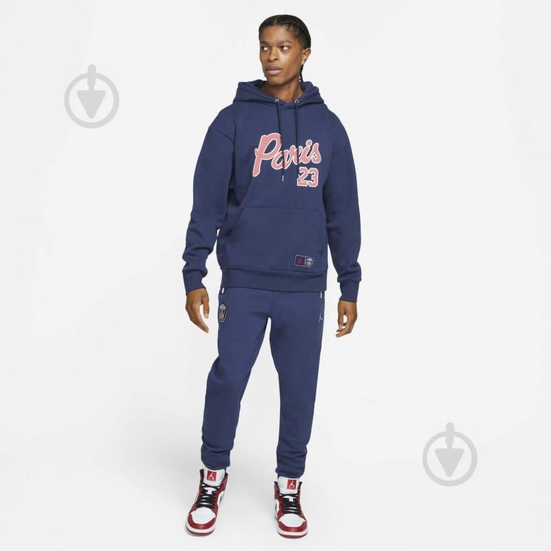 Брюки Jordan M J PSG FLC STATEMENT PANT DB6504-410 р. 3XL синий - фото 8