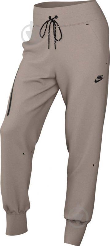 Брюки Nike W NSW TCH FLC ESSNTL HR PNT CW4292-272 р. L бежевый - фото 7