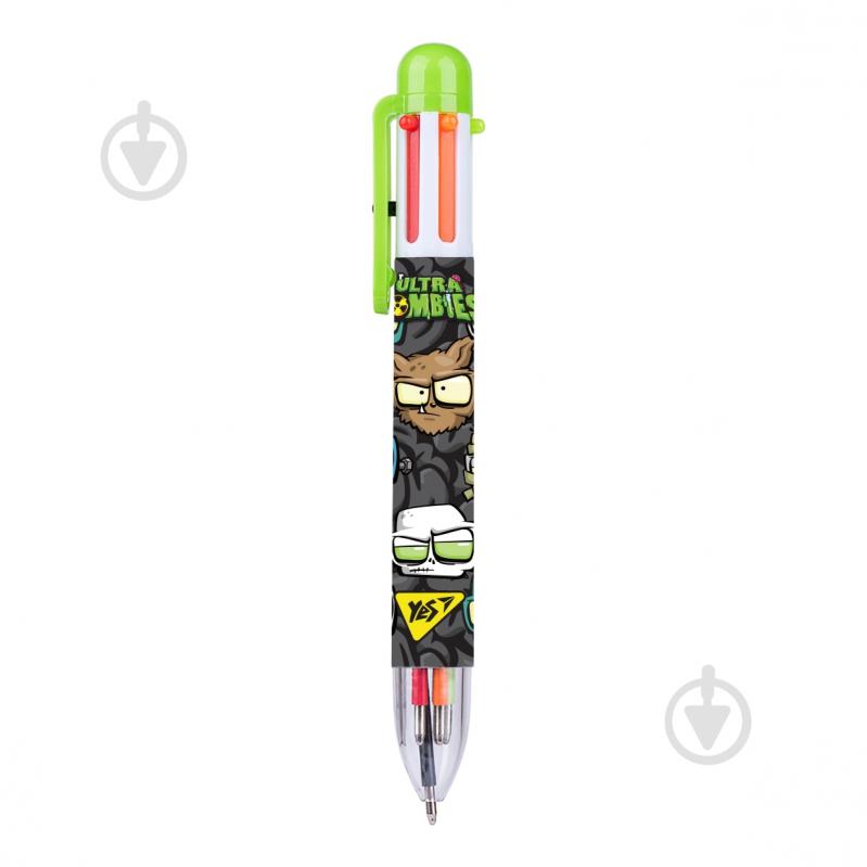 Ручка кулькова YES Zombie 1,0 мм 6 кольорів 412048 - фото 1 Ручка кулькова YES Zombie 1,0 мм 6 кольорів 412048 - фото 1