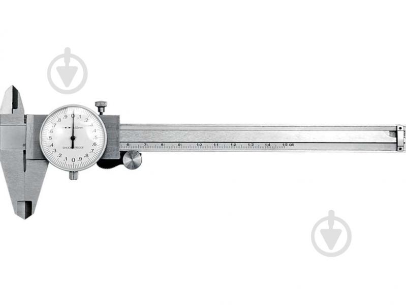 Штангенциркуль стрелочный Vorel 15220 0,02 мм / 150 мм - фото 1