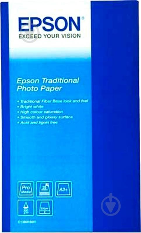 Бумага Epson Traditional Photo Paper - фото 1 Бумага Epson Traditional Photo Paper - фото 1