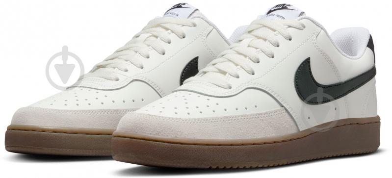 Кроссовки мужские демисезонные Nike COURT VISION LOW FQ8075-133 р.44,5 молочные - фото 5