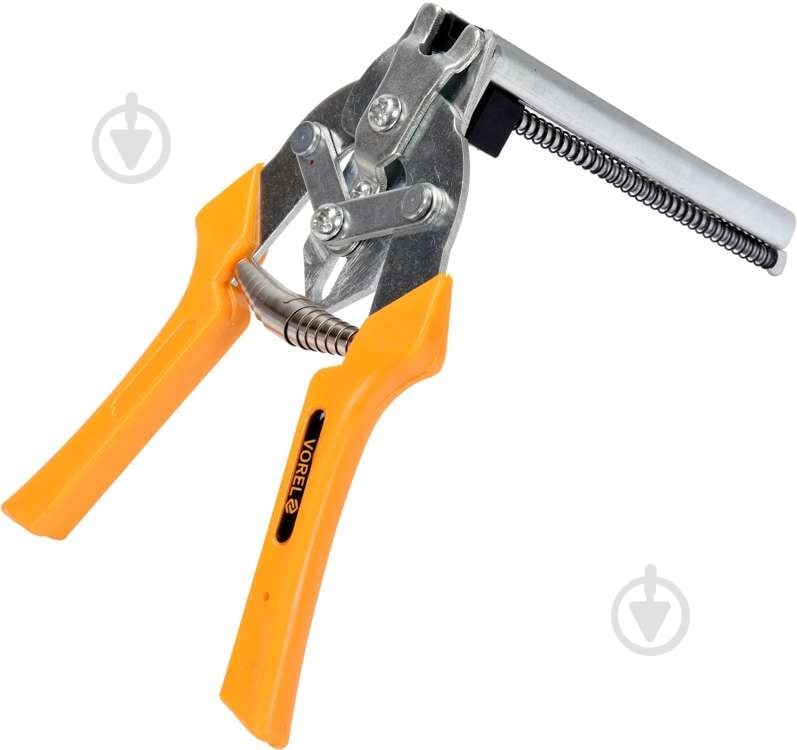 Щипці Vorel для стягування обгороджувальної сітки з відсіком на 40 скоб тип Е 1 шт. 49840 - фото 1