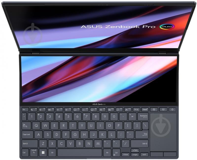 Ноутбук Asus Zenbook Pro 14 Duo UX8402ZE-M3165W 14,5" (90NB0X82-M00A20) tech black - фото 9