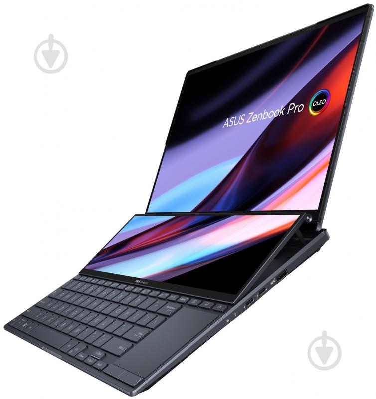 Ноутбук Asus Zenbook Pro 14 Duo UX8402ZE-M3165W 14,5" (90NB0X82-M00A20) tech black - фото 11