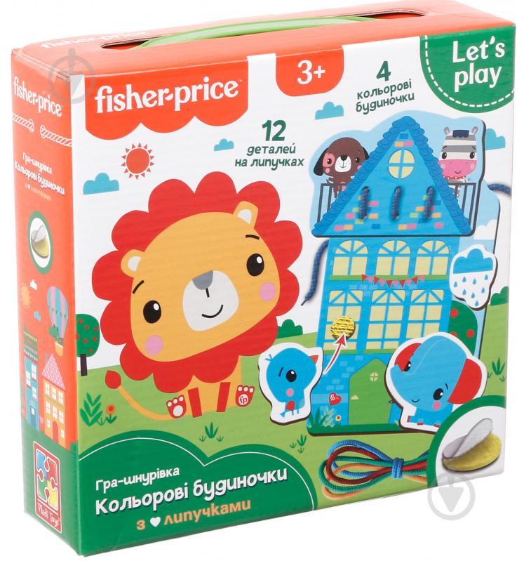 Игра настольная Fisher Price Цветные домики VT5303-26 - фото 1