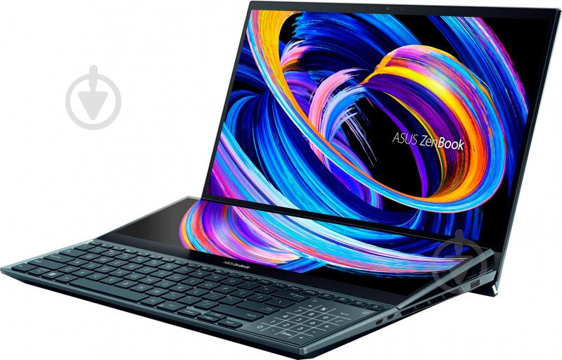 Ноутбук Asus Zenbook Pro Duo 15 UX582ZW-H2021W 15,6" (90NB0Z21-M00270) celestial blue - фото 2