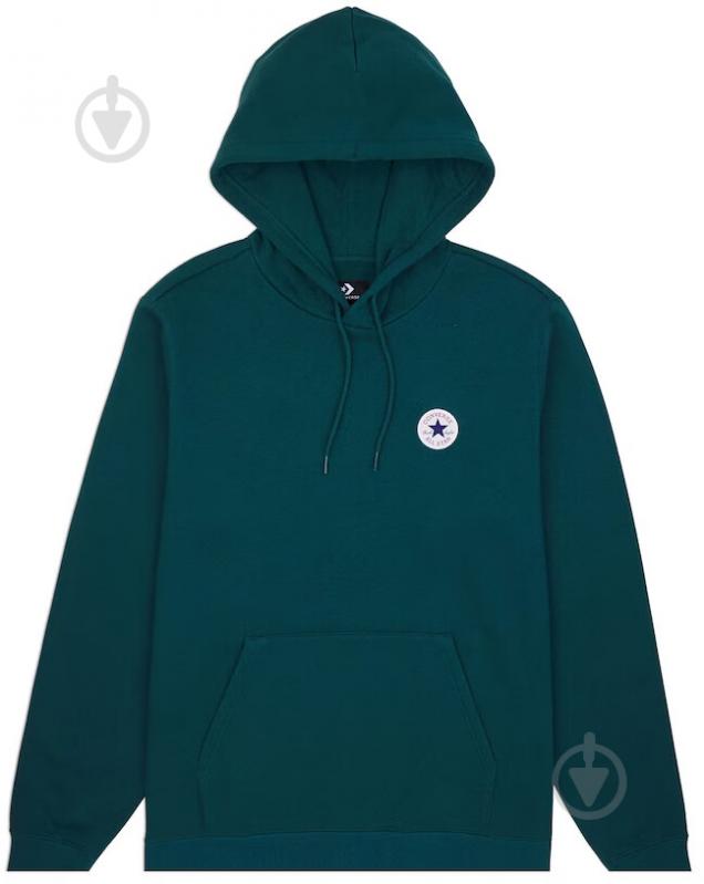 Джемпер Converse STANDARD FIT CORE CHUCK PATCH HOODIE FT 10026983-303 р.L зеленый - фото 5