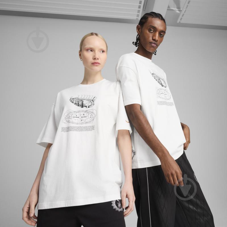 Футболка Puma x HARRY POTTER Oversized Graphic Tee 63009202 р.XS белый - фото 3