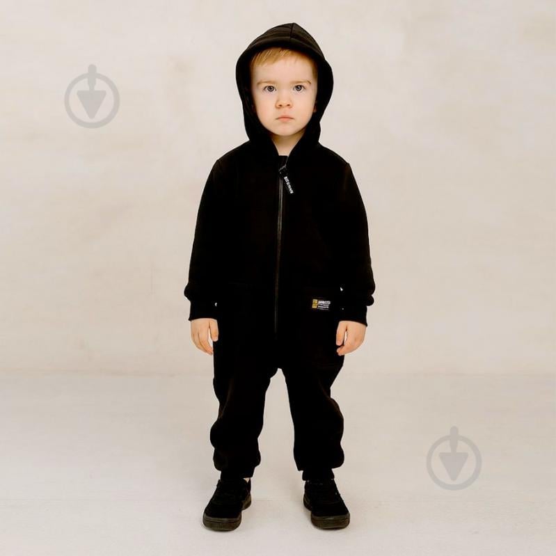 Ромпер-реглан унисекс Blanka р.110-116 черный 110845 - фото 1