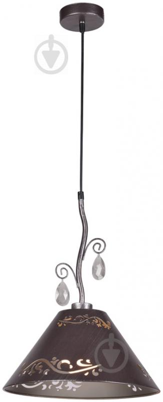 Подвес Victoria Lighting 1x60 Вт E27 серебряный Flora/SP10 - фото 1