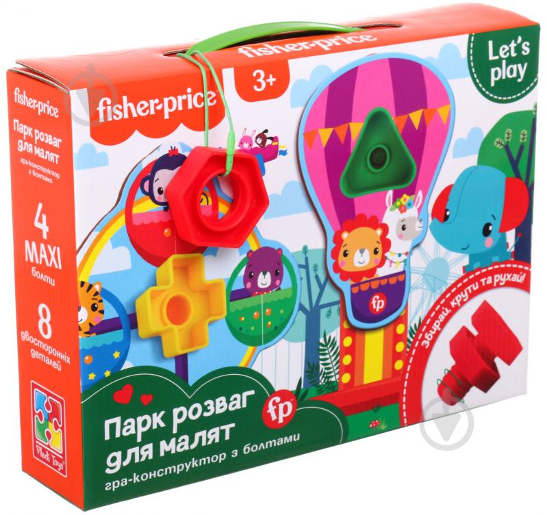 Игрушка-конструктор Fisher Price Парк развлечений для малышей VT2905-21 - фото 1