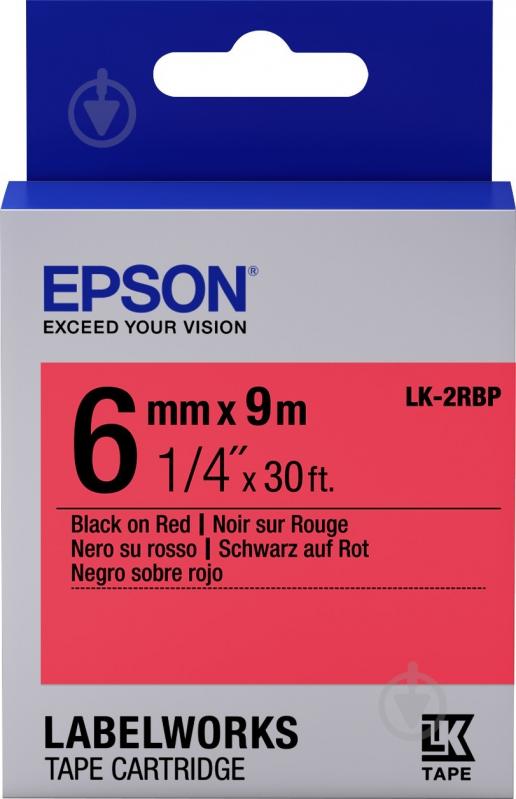 Картридж с лентой Epson LabelWorks LK2RBP - фото 1