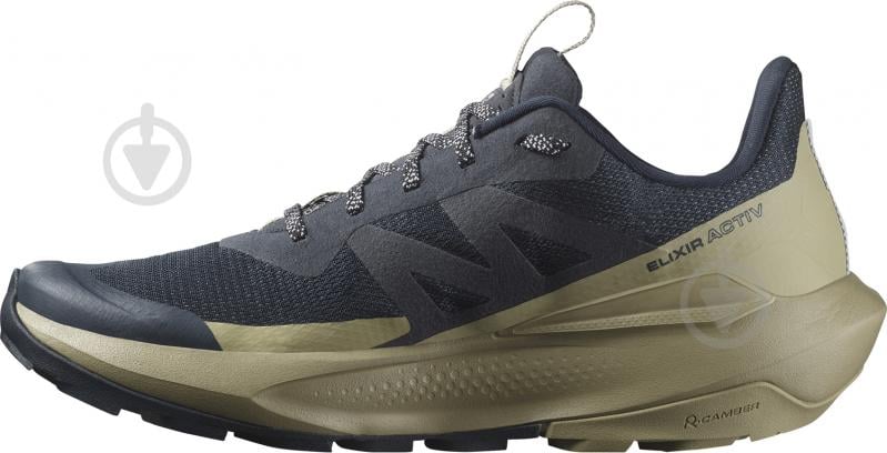 Кроссовки мужские демисезонные Salomon ELIXIR ACTIV L47455300 р.42 черно-зеленые - фото 2